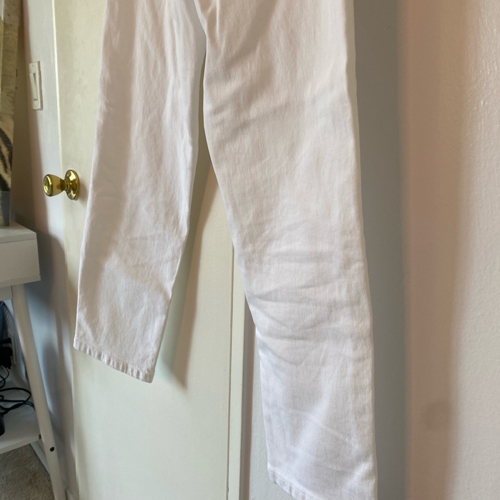 NWT WHITE ZARA MOM FIT DENIM JEANS SZ 6 - Picture 9 of 12